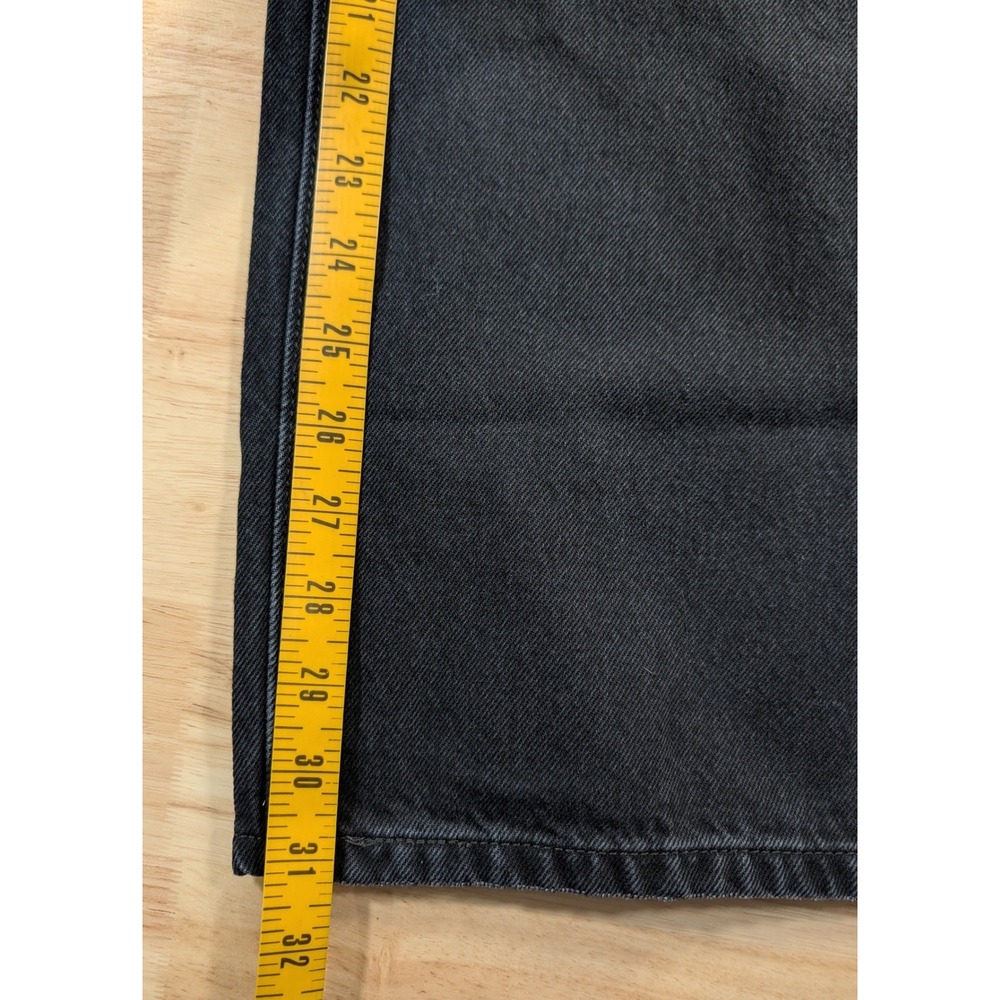 Levis 94 Baggy Wide Leg Jeans Womens 25 Black High Rise Denim A5929-0006 NEW - Picture 11 of 11